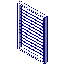 百叶窗-公制窗-参数化