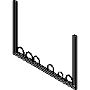 C10槽钢管道门形支架