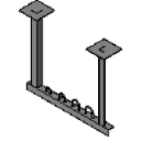 角钢管道无保温支吊架四