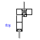 店面中央玻璃-门梁-剖面