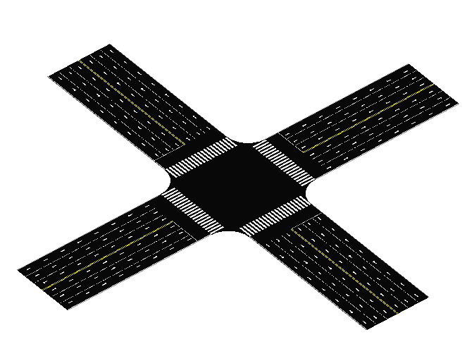 道路-十字路口