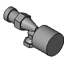 带有恒温的测微角阀