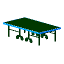 高级单折移动式乒乓球台