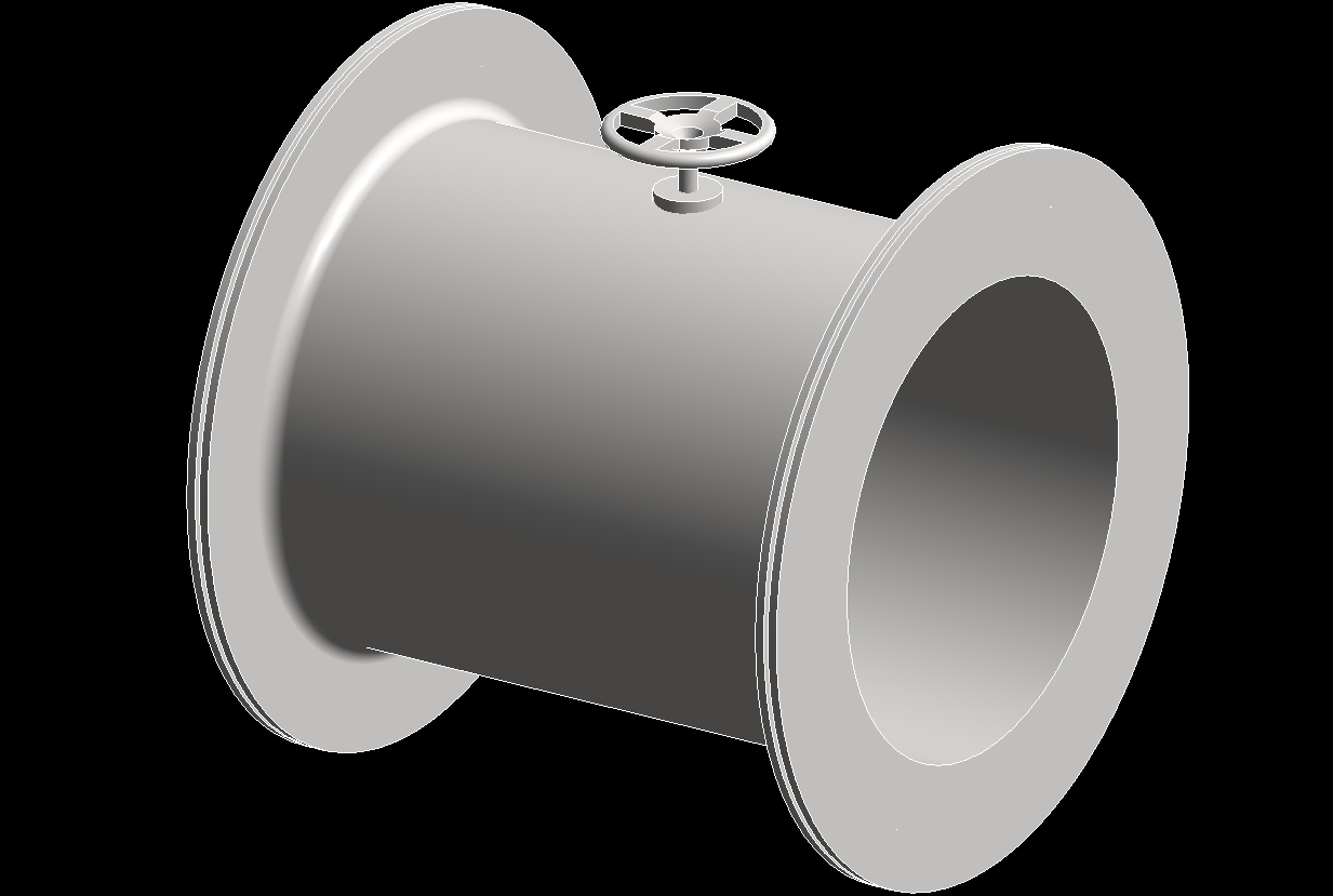 圆形阀(参数可变)